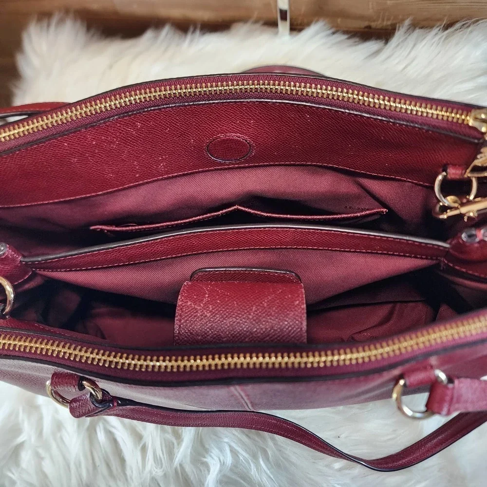 Coach Bordeaux Red Stanton Carryall